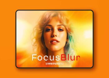 Focus Blur Photo Effect for Photoshop