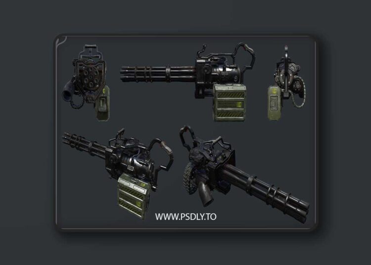 Gatling Minigun (5.0+) for Unreal Engine 1 Gatling Minigun (5.0+)