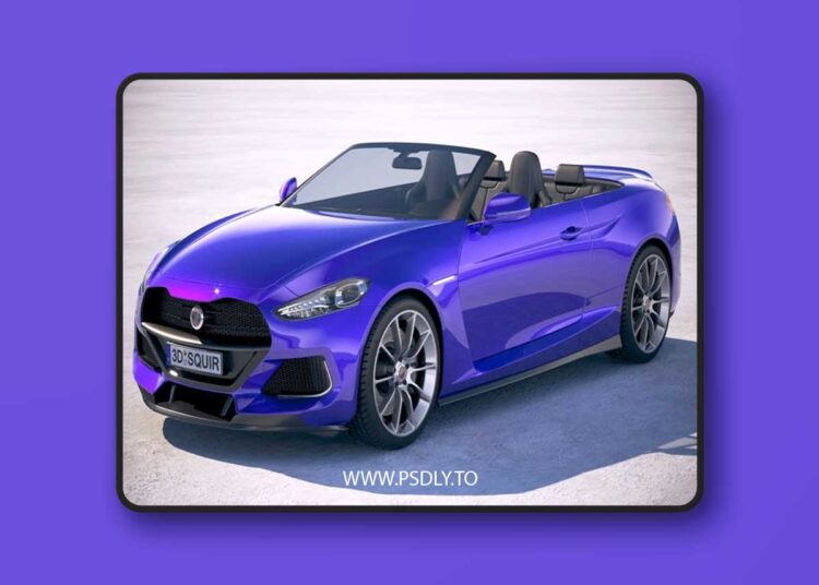 Generic Convertible 2019 3D Model 1 Generic Convertible 2019 3D Model