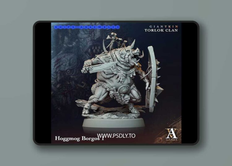Giantkin Torlok Clan – Hoggmog Borgos – 3D Print 1 Giantkin Torlok Clan – Hoggmog Borgos – 3D Print