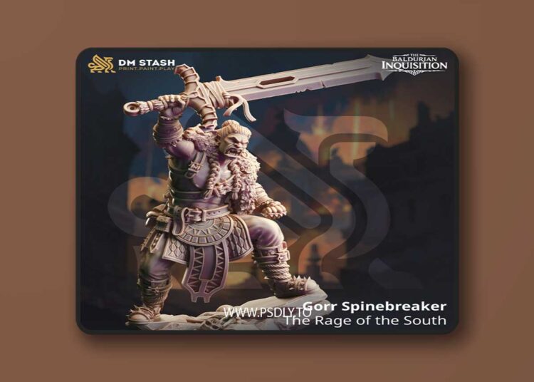 Gorr Spinebreaker – The Rage of the South – 3D Print 1 Gorr Spinebreaker – The Rage of the South – 3D Print