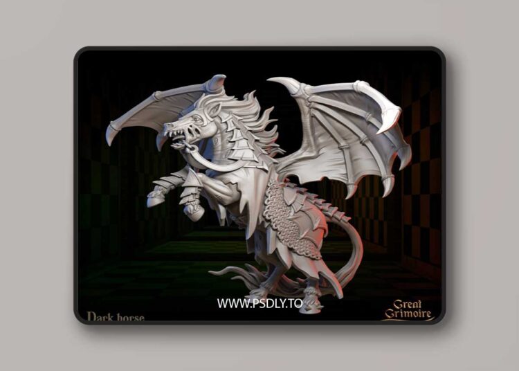 Great Grimoire – Dark Horse – 3D Print 1 Great Grimoire – Dark Horse – 3D Print