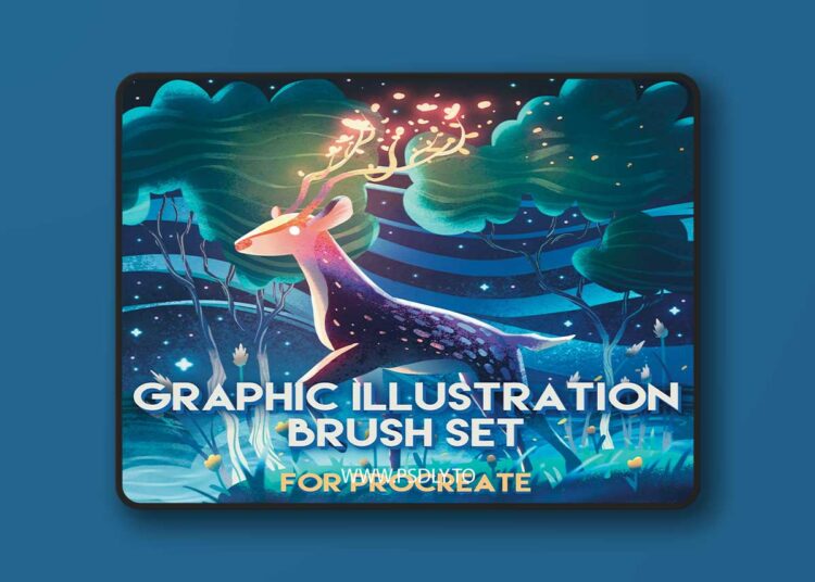Gumroad - Graphic Illustration Brush Set for Procreate 1 Gumroad - Graphic Illustration Brush Set for Procreate