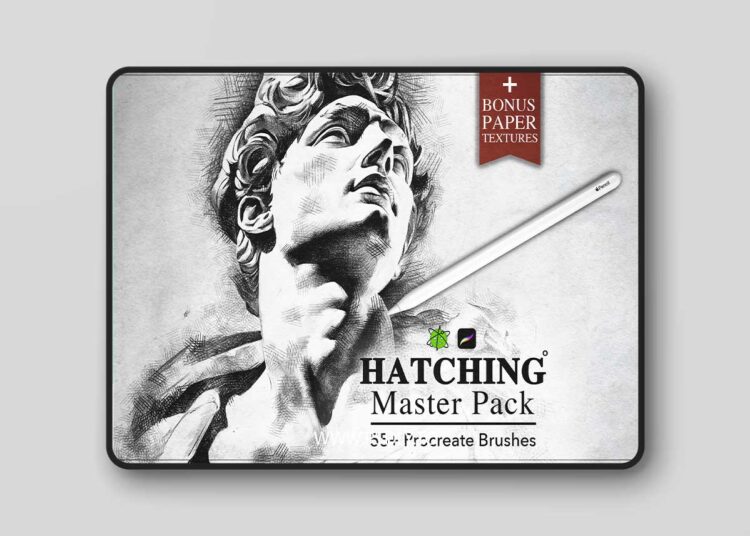 Gumroad - Hatching Procreate Brushes 1 Gumroad - Hatching Procreate Brushes