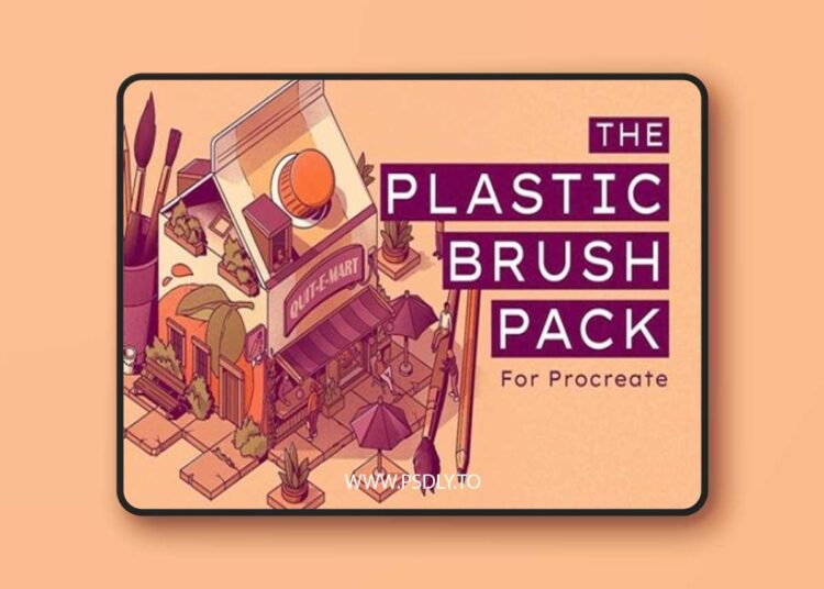 Gumroad - The Plastic Brush Pack for Procreate 1 Gumroad - The Plastic Brush Pack for Procreate