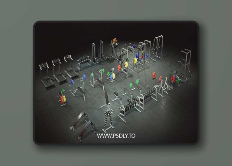 Gym Props PACK (4.25 – 4.27 and 5.0 – 5.4) for Unreal Engine 1 Gym Props PACK (4.25 – 4.27 and 5.0 – 5.4)