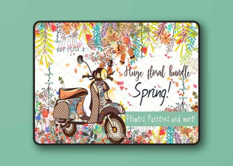 It's spring! Vector and PNG clipart 2517590 1 It's spring! Vector and PNG clipart 2517590