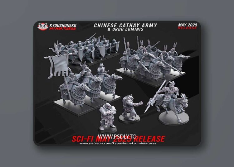 Kyoushuneko Miniatures May 2025 3D Print 1 Kyoushuneko Miniatures May 2025 3D Print