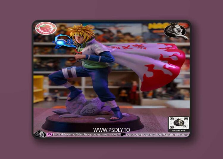 LionRealm Studio – Naruto – Minato – 3D Print Model 1 LionRealm Studio – Naruto – Minato – 3D Print Model