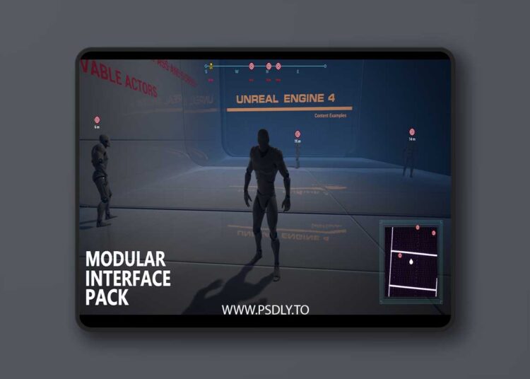 Modular Interface Pack (4.23 – 4.27 and 5.0 – 5.6) for Unreal Engine 1 Modular Interface Pack (4.23 – 4.27 and 5.0 – 5.6)