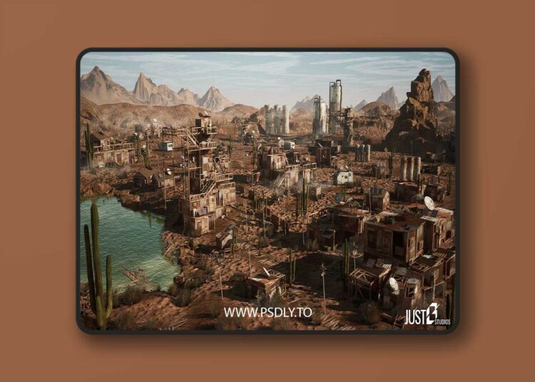 Modular Post Apocalyptic Desert Environment – Unreal Engine 1 Modular Post Apocalyptic Desert Environment – Unreal Engine