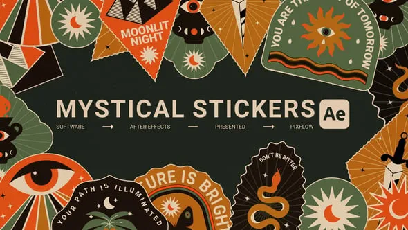 Videohive - Mystical Stickers For After Effects - 59093137 1 Mystical Stickers For After Effects