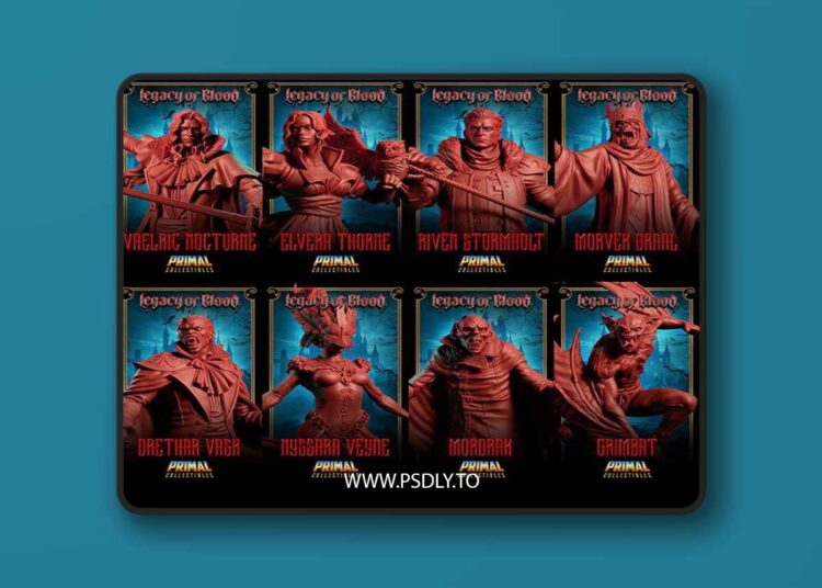 PRIMAL Collectibles – Legacy of Blood June 2025 3D Print 1 PRIMAL Collectibles – Legacy of Blood June 2025 3D Print