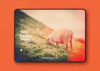 Retro Camera Photo Effect for Photoshop