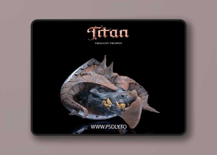 STLflix – Wall Mount – Titan Dragon Trophy – 3D Print Model STL 1 STLflix – Wall Mount – Titan Dragon Trophy – 3D Print Model STL