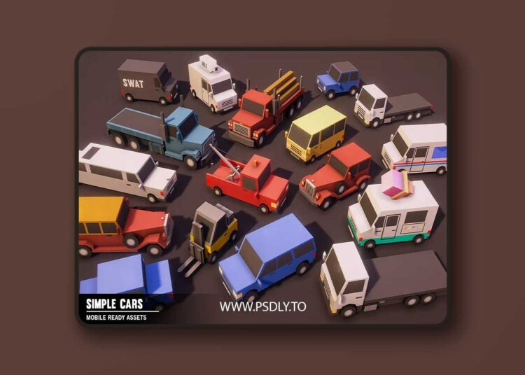 Simple Cars - Cartoon Vehicles v1.2 1 Simple Cars - Cartoon Vehicles v1.2