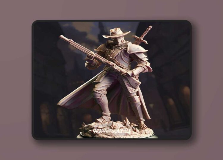 Sir Harian Southwall – Gunslinger Inquisitor – 3D Print 1 Sir Harian Southwall – Gunslinger Inquisitor – 3D Print