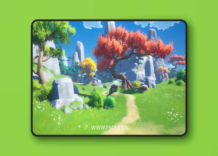 Stylized Trees - Asia / China (5.2+) for Unreal Engine 1 Stylized Trees - Asia / China (5.2+)