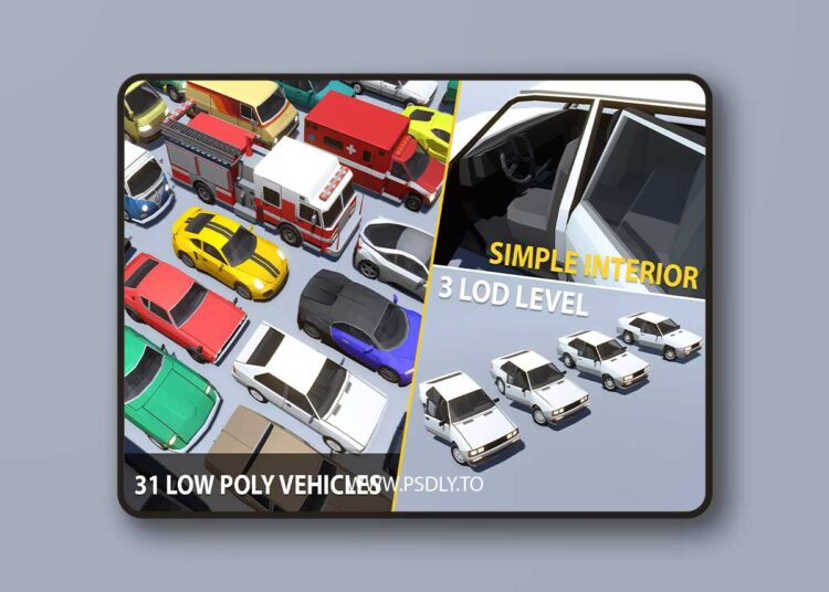 Stylized Vehicles Pack - Low Poly v1.67 1 Stylized Vehicles Pack - Low Poly v1.67