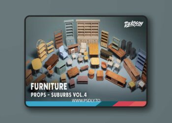 Suburbs VOL.4 - Furniture (Nanite and Low Poly) (5.4)
