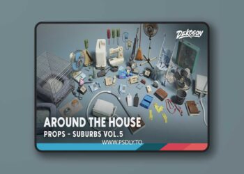 Suburbs VOL.5 - Around the House Retro (Nanite and Low Poly) (5.3)