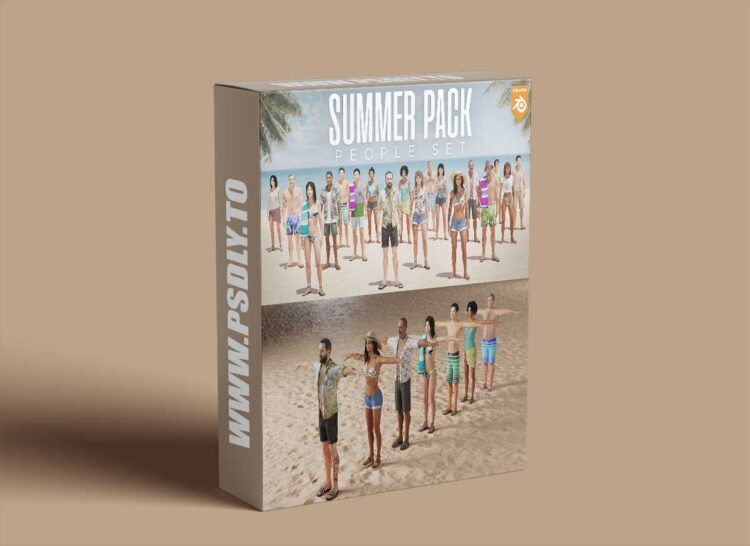 Superhivemarket - Summer Pack - People Set 1 Summer Pack - People Set