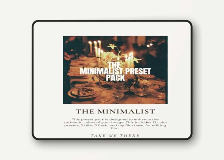 Tess Gearhart – The Minimalist Lightroom Presets Pack 1 Tess Gearhart – The Minimalist Lightroom Presets Pack