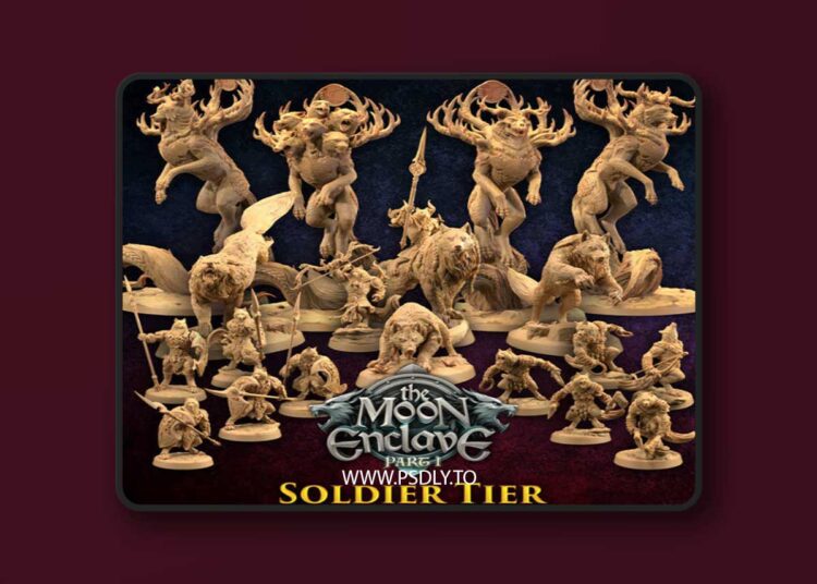 The Dragon Trappers Lodge – The Moon Enclave – 3D Print Model 1 The Dragon Trappers Lodge – The Moon Enclave – 3D Print Model