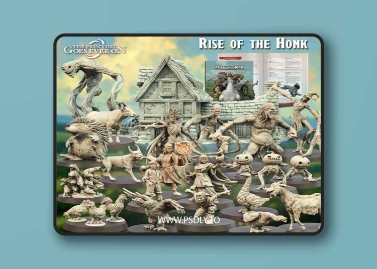 The Printing Goes Ever On – Rise of the Honk May 2025 3D Print 1 The Printing Goes Ever On – Rise of the Honk May 2025 3D Print