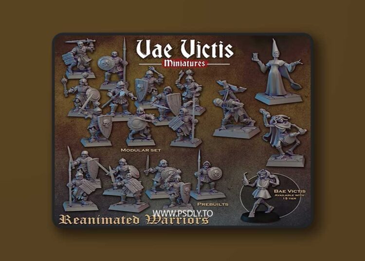 Vae Victis Miniatures – Reanimated Warriors June 2025 – 3D Print Model STL 1 Vae Victis Miniatures – Reanimated Warriors June 2025 – 3D Print Model STL