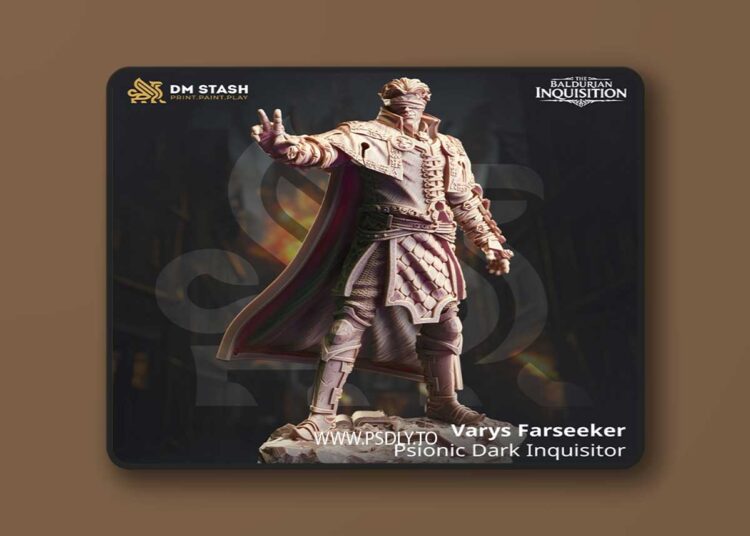 Varys Farseeker – Psionic Dark Inquisitor – 3D Print 1 Varys Farseeker – Psionic Dark Inquisitor – 3D Print