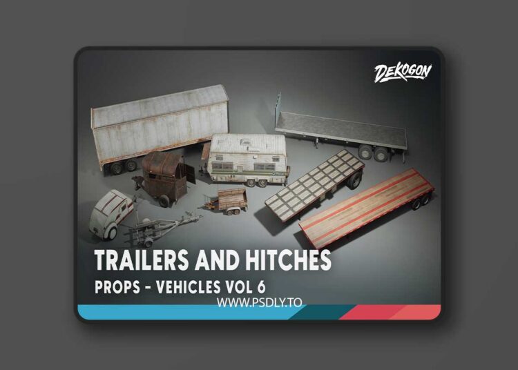 Vehicles VOL.6 - Hitches & Trailers (Low Poly) (5.4) 1 Vehicles VOL.6 - Hitches & Trailers (Low Poly) (5.4)