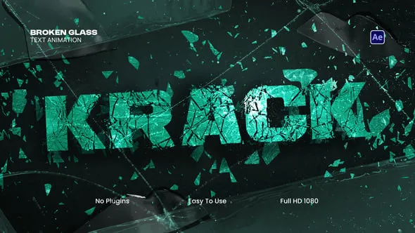 Videohive - Broken Glass Text Animations - 59106549 1 Videohive - Broken Glass Text Animations - 59106549