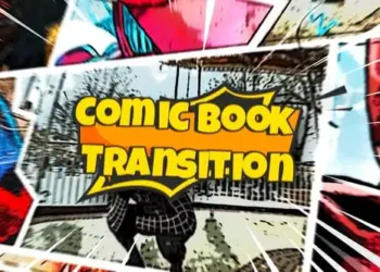 Videohive - Comic Book Transitions | MOGRT - 59078243