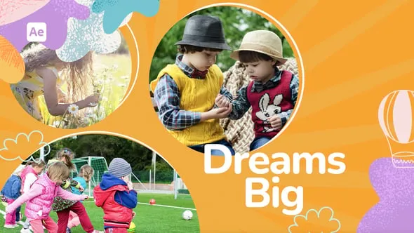 Videohive - Fun Kids Slideshow for After Effects - 58778422 1 Videohive - Fun Kids Slideshow for After Effects - 58778422