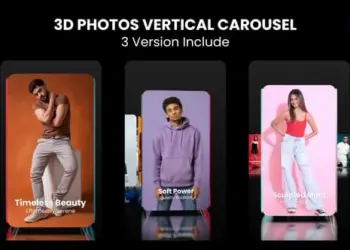3D Photo Vertical Carousel - 59081744