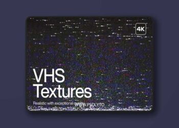 100 VHS Overlays Pack for Photoshop