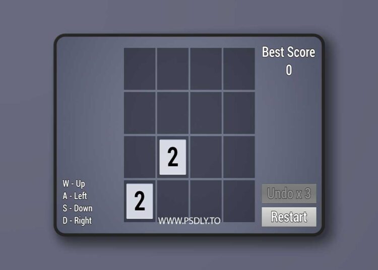2048 Puzzle Game Template (4.23 - 5.6) for Unreal Engine 1 2048 Puzzle Game Template (4.23 - 5.6)