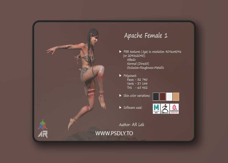 Apache Female 1 (4.20 – 4.27 and 5.0 – 5.4) for Unreal Engine 1 Apache Female 1 (4.20 – 4.27 and 5.0 – 5.4)