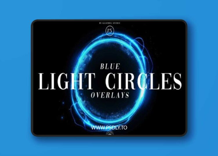 Blue Light Circles Overlays 1 Blue Light Circles Overlays