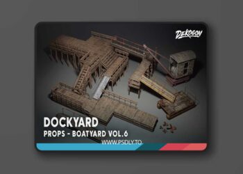 Boatyard VOL.6 - Modular Dockyard (Nanite + Low Poly) [5.3 – 5.6]