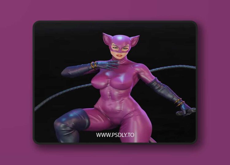 BrunoArt3D – Catwoman Long Halloween – 3D Print 1 BrunoArt3D – Catwoman Long Halloween – 3D Print