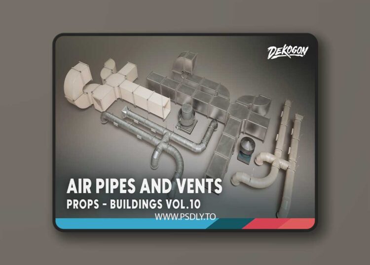 Buildings VOL.10 - Air Pipes and Vents (Nanite and Low Poly) (5.3) 1 Buildings VOL.10 - Air Pipes and Vents (Nanite and Low Poly) (5.3)