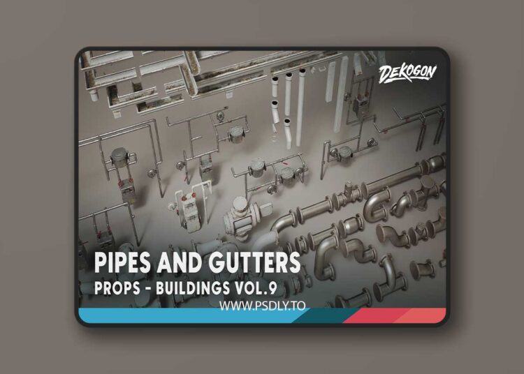 Buildings VOL.9 - Modular Pipes & Gutters (Nanite & Low Poly) (5.4) 1 Buildings VOL.9 - Modular Pipes & Gutters (Nanite & Low Poly) (5.4)