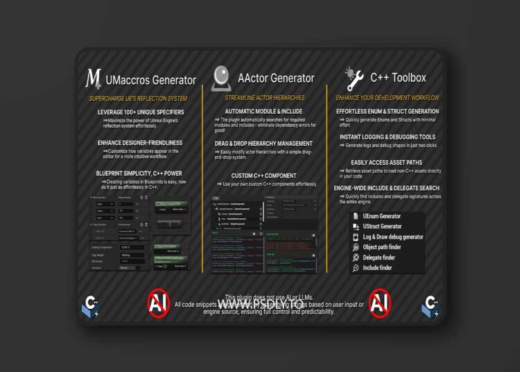 C++ Generator v1.2 (5.5 & 5.6) for Unreal Engine 1 C++ Generator v1.2 (5.5 & 5.6)