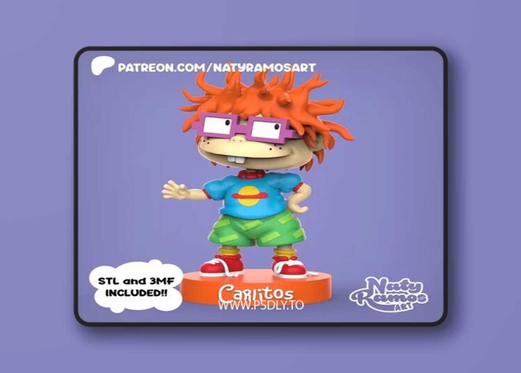 Carlitos – Rugrats – 3D Print Model STL 1 Carlitos – Rugrats – 3D Print Model STL