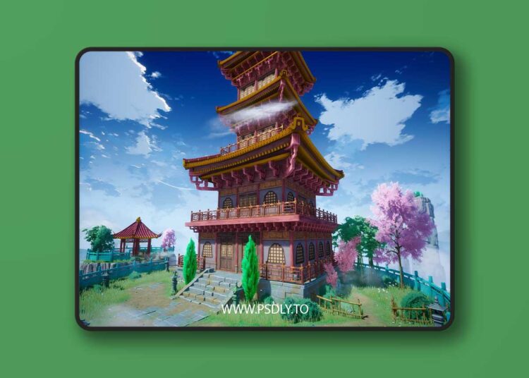 Cartoon Temple Environment (4.26 – 4.27 and 5.0 – 5.6) for Unreal Engine 1 Cartoon Temple Environment (4.26 – 4.27 and 5.0 – 5.6)