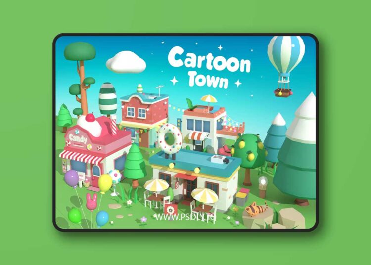 Cartoon Town - Low Poly Assets v1.4.2 1 Cartoon Town - Low Poly Assets v1.4.2