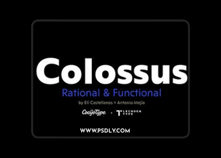 Colossus Font Family 1 Colossus Font Family