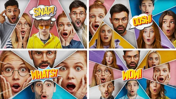Videohive - Comic Multi Split Screen Reactions - 59484750 1 Comic Multi Split Screen Reactions